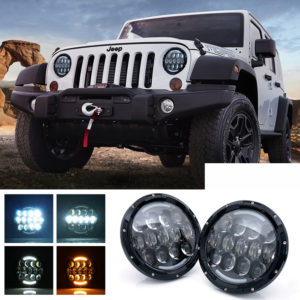 Xprite 7" G6 CREE LED Headlights With DRL For 1997-2018 Jeep Wrangler